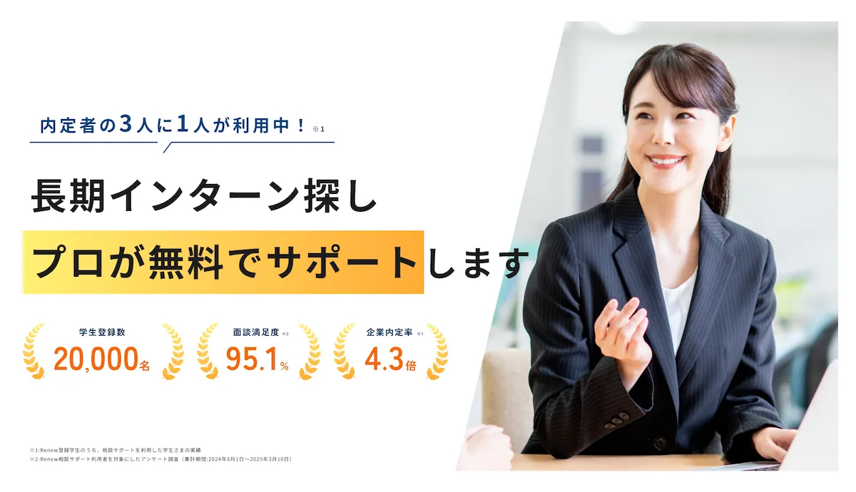 長期インターン相談サポート